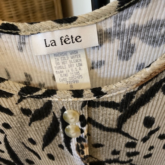 Dress new vintage bought in Las Vegas animal print 50%polyester50%cottonmaxinew. - Picture 6 of 8